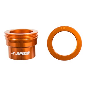 FRONT WHEEL SPACER KTM SX/SX-F 125-450 03-14, EXC/EXC-F 125-500 03-15, ORANGE (R)